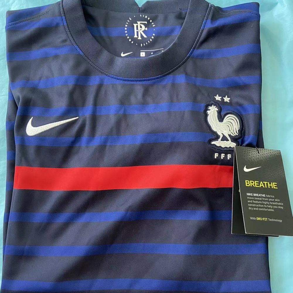 Nike Women’s FFF 2020 Stadium Home Soccer Jersey Size Large - Picture 3 of 6